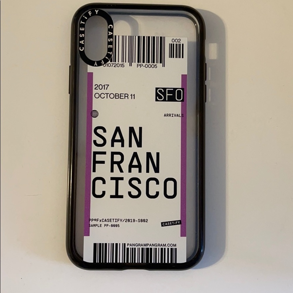 great condition casetify boarding pass case